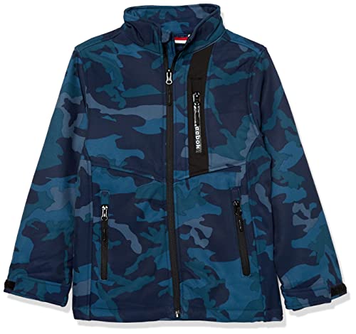 Blouson softshell Reebok garçon bleu camo veste isolée chaude ado 18/20 ans