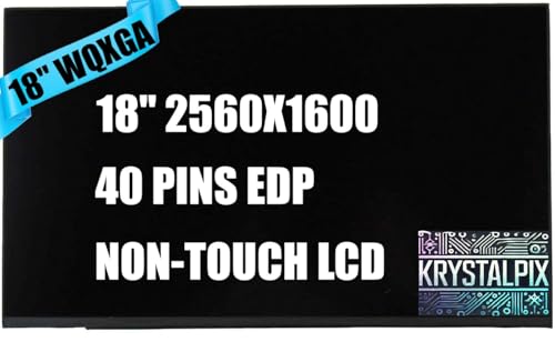New KrystalPix LCD Display FITS- Replacement Panel for Alienware 18 Area-51 AA18250 18