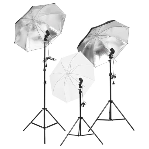 Kit de studio photo pour éclairer vos vidéos sans ombres avec fond noir en coton