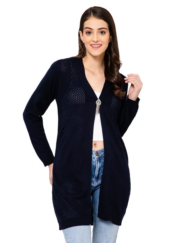 crozo by cantabil Women's Acrylic Blend Casual Shrug-picture-10
