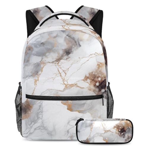 Cartables grande capacité finis les cahiers abîmés sac marbre voyage pour étudiant