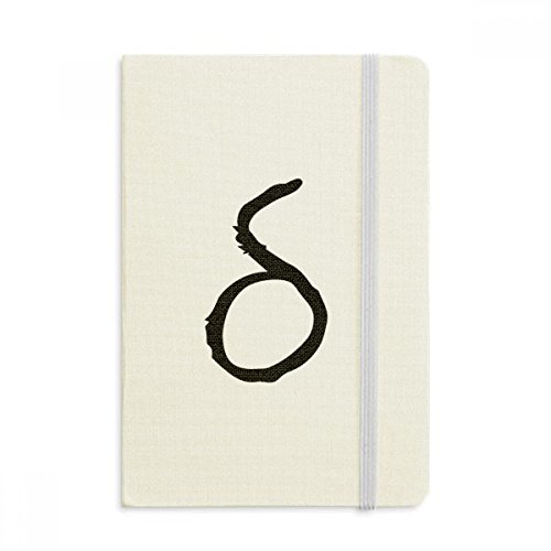 Journal A5 alphabet grec delta idéal pour vos notes de voyage et pensées quotidiennes