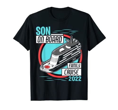 Family Cruise Shirs 2022 Sohn an Bord Cruising Boy Together T-Shirt