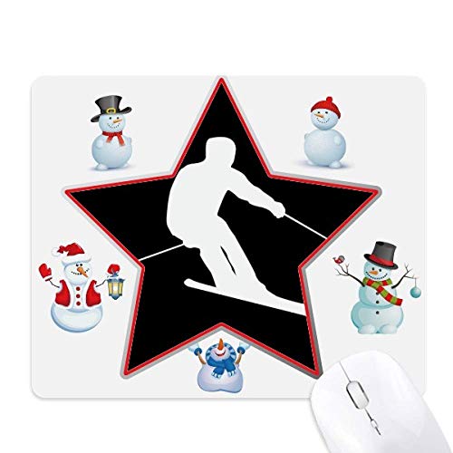 Tapis de souris Noël famille bonhomme de neige, idée cadeau hiver