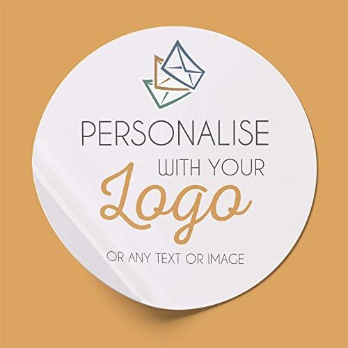 Personalised Stickers Labels, Circle Stickers, customised, Any Photo, Logo Colour or Text. Various Sizes Matte Finish (62mm)