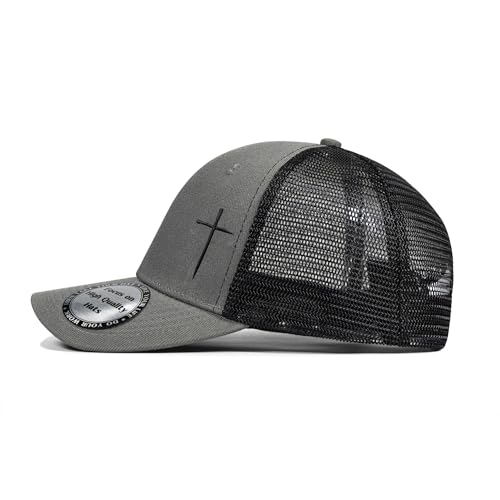 Image of Christian Hats for Men Women,Jesus Cross Hat Christian Religious Gifts for Birthday /Christmas