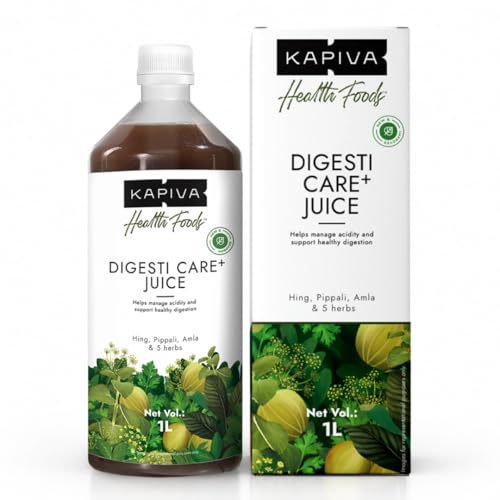 Image of Kapiva Digesti Care+ Juice - Provides Relief From Acidity & Bloating | Goodness of Amla, Jeera, Ajwain, and Hing to Aid Digestion and Metabolism (1L)