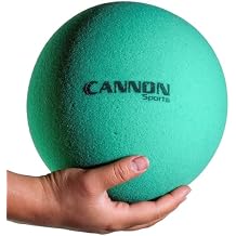 Cannon Sports Soft Foam Ball Uncoated Medium Density Ball - Lightweight, Safe Play, Indoor/Outdoor Fun - Great for Volleyball, Basketball, Soccer, Dodgeball, and More