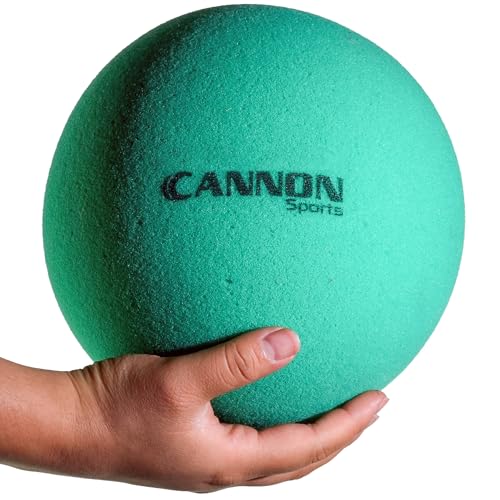 Cannon Sports Soft Foam Ball Uncoated Medium Density Ball - Lightweight Safe Play Indoor/Outdoor Fun - Great for Volleyball Basketball Soccer Dodgeball and More