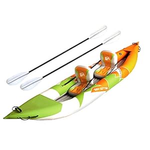 Kayak 412×80CM Thickened Inflatable Water Boat Drift Boat Fishing Boat Adult Adventure Rafting Canoe 2-Person Inflatable…