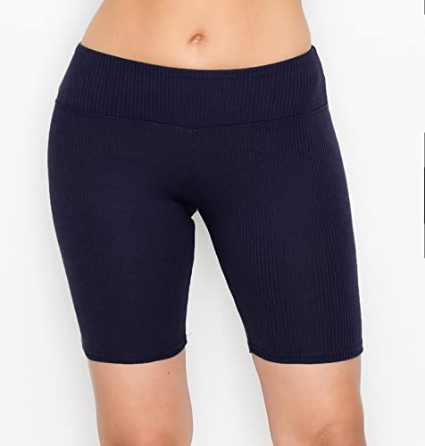 Image of ALWAYS Faux Leather Shorts - High Waist Active Stretch Yoga Short Pants for Women