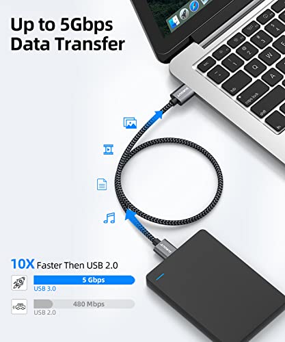 SUNGUY Cavo Micro USB 3.0 0,5 M, Cavo USB a
