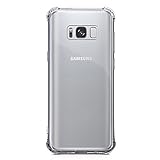 KIOMY Galaxy S8 Case Crystal Clear Shockproof Bumper Protective Cell Phone Case for Samsung Galaxy S8 5.8 Inch Transparent Pure TPU Back Covers for Men Women Boys Girls