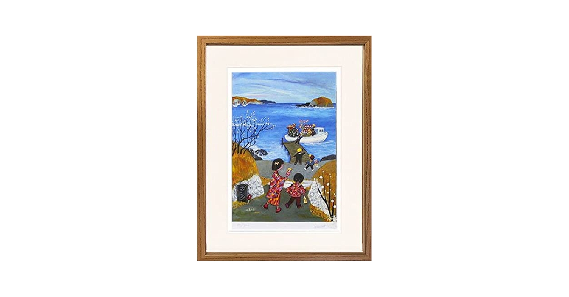 谷内六郎　小島の春 Amazon.co.jp: 絵画 版画 谷内六郎・小島の春 インテリア