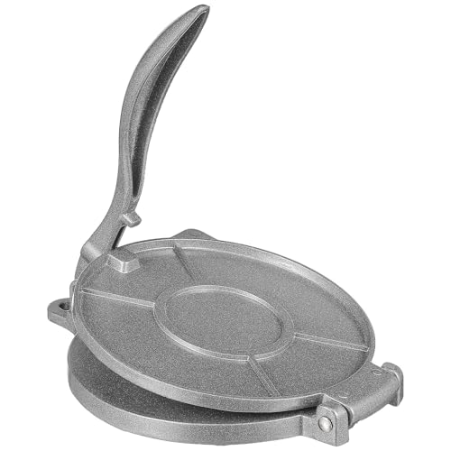 Genérico Crepe Maker de Aleación de Aluminio Redondo Ecológico para Cocina, Prensa para Tortillas de Acero Adecuado para Moldear Empanadas y Carne Hogar