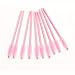 Produktbild Augenbrauen und Wimpernbürste für künstliche Wimpernverlängerung  100 Stk. Einweg Set - Rosa