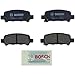 BOSCH BC770 QuietCast Premium Ceramic Disc Brake Pad Set - Compatible with Select Subaru Baja, Forester, Impreza, Legacy, Outback; REAR