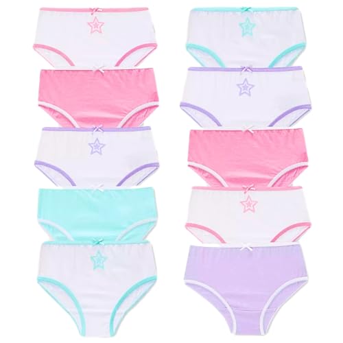Image of TuddyBuddy Girl's 100% Cotton Graphic Prints Briefs /Panty /Underwear /Panties, Multicolor