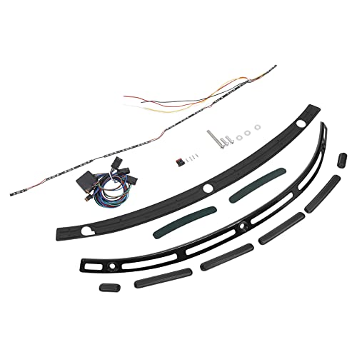 Tcmt Windshield Trim W/Led Turn Signal Fit For Harley Touring Street Glide Ultra Limited Tri Glide 2014-2023 Electra Glide 2014-2022 Cvo Limited 2014-2020 #TOP16