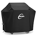 Kipiea Upgrade BBQ Grill Covers 55 inch, Heavy-Duty BBQ Covers, Universal Outdoor Grill Covers with 4 Windproof Buckles, No Tears Anti UV No Fading (55" W x 24" D x 42" H)