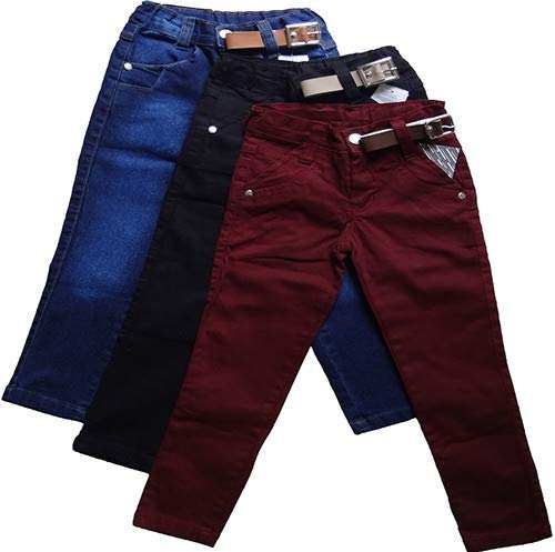 3 Calcas Jeans skinny Infantil Masculina Meninos Tamanho: 08