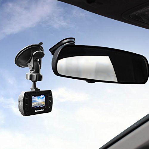 Securityman Carcam-Sde Mini 1080P Full Hd Car Camera Recorder With Built-In Impact Sensor With Audio Recorder, Time And Date Stamp (Black) #TOP3