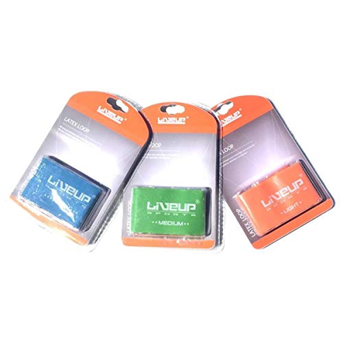 LiveUp Mini Bands 3, Forte, 25 * 5 * 0,08 Cm, Sports, Azul, LS3650F