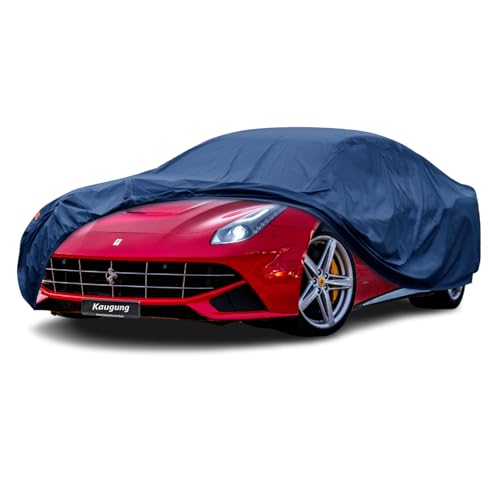 Image of Kaugung Heavy Duty Car Cover Custom Fit Ferrari F12 (2012-2017),Waterproof All Weather Resistant Outdoor Sun Rain Dust Snow Protection with Anti-Theft Lock.(USA Warehouse,Within 3-7 Days)