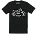 Powertex Charcoal Motorcycle T-Shirt, Black Charcoal, Small