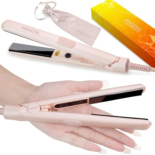 ANGENIL Ultra Mini Hair Straightener Flat Iron for...