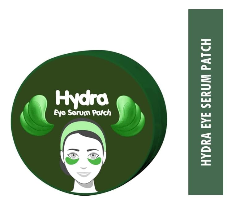 Hydra Eye Serum Patch for Puffy Eyes, Under-Eye Treatment | Treats Dark Circles, Fine Lines And Wrinkles | Enriched With Collagen And Aloe Vera Extract | Shade- Aloevera, 60 Pcs-image-45