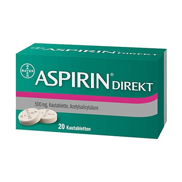ASPIRIN Direkt Kautabletten - ideal für unterwegs - Einnahme ohne Wasser - 1x20 Stück – Bild 5