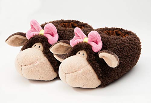 NICI- Pantofole Montone Jolly Coco Taglia 38-41