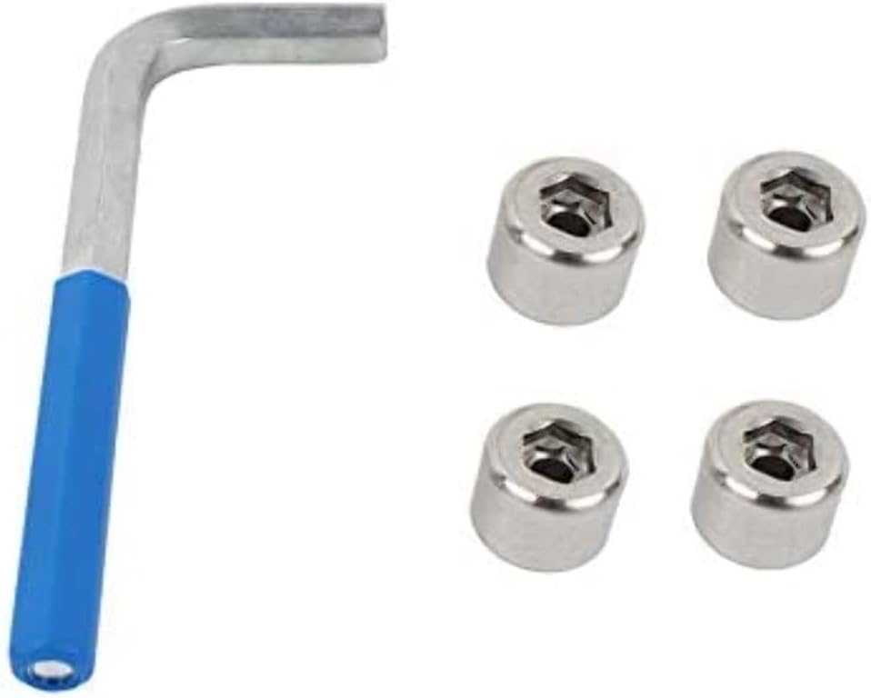 Kentrol 30711 97-06 fits Jeep™ OEM Anti-Theft Door Nuts fits Wrangler™ TJ - Polished Silver