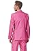 Suitmeister Solid Colored Suits in Pink - Includes Jacket, Pants & Tie - M