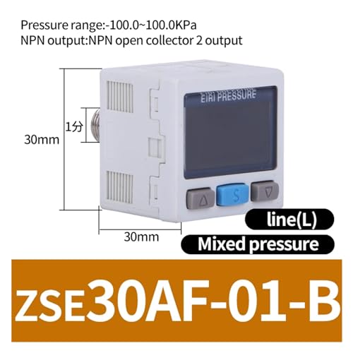Interruptor de presión digital ZSE30AF-01-B-L para vacío y control neumático 3