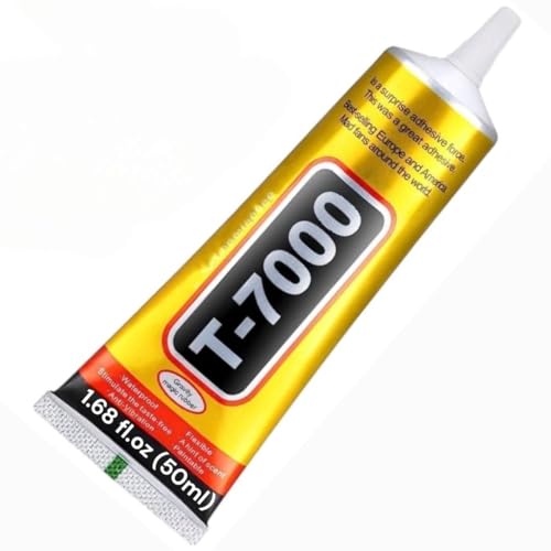 T7000 50ml Multi-Purpose Adhesive Glue | Black Glue for Mobile Screen Repair, Electronics, Jewelry, Crafts, Shoes, Fabric, Glass, Plastic & Metal