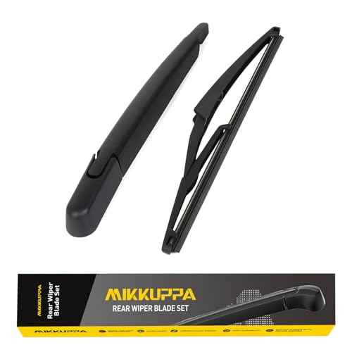 MIKKUPPA Rear Wiper Set Replacement for Nissan Qashqai J10 J11 2006-2019, Back Windscreen Wiper Blade Arm Assembly