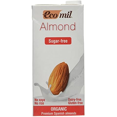 Ecomil Organic Sugar Free Natural Almond Drink, 1 Litre (Pack of 6) Cover