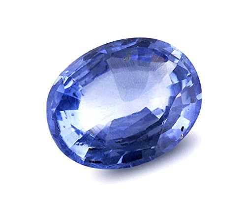 Zafiro azul natural sin calentar de 7.00 ct para joyería astrológica Neelam