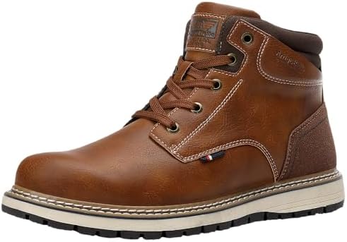 ARRIGO BELLO Winterschuhe Herren Winterboots Winterstiefel Boot Größe 41-46 | Warmes Fell Gefüttert und Atmungsaktives Netzgewebe Innenfutter, Schuhband, Trekking, Wander, Stiefel,