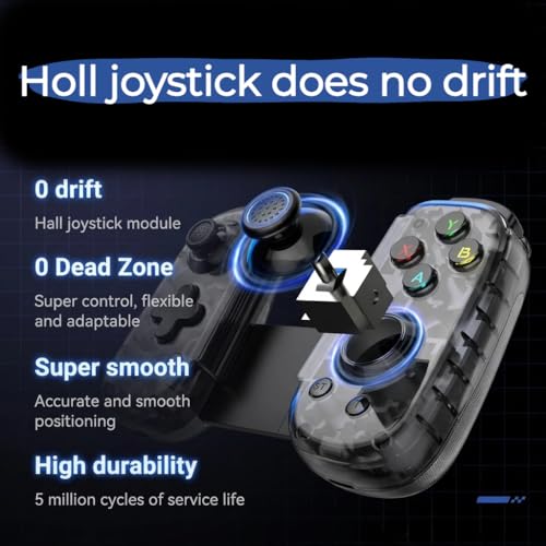 Controlador de juego móvil USB-C inalámbrico y con cable para PC y Switch 6