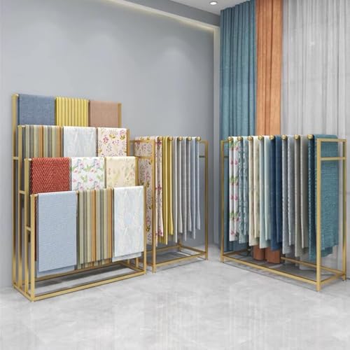 Support pour échantillons de tissu et draps avec structure stable