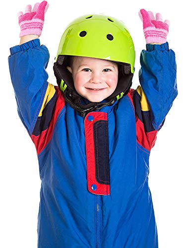 6 Pairs Kids Gloves Full Finger Knitted Thermal Gloves Winter Warm Mitten Boys Girls2