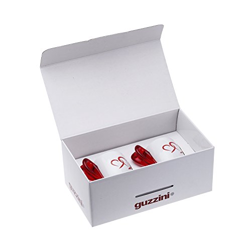 Guzzini Love Set 2 Mug, Porcellana, Rosso, 14 cm