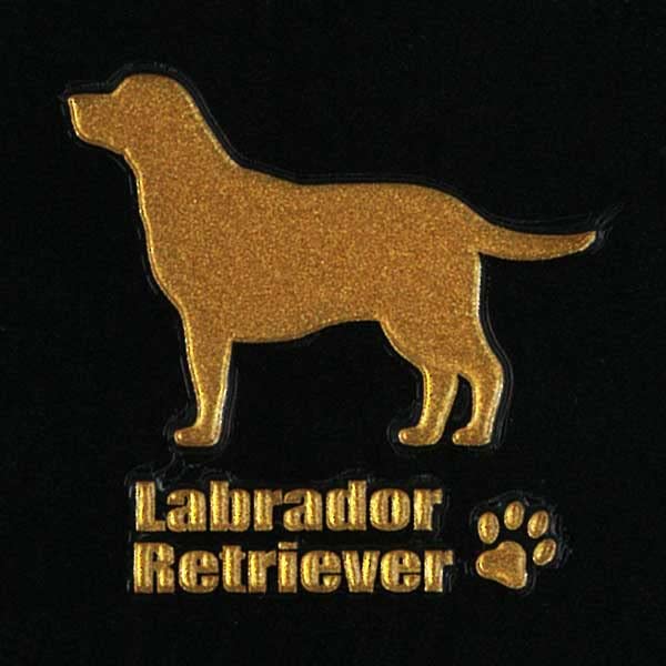 ラブラドールページ Amazon.co.jp: 蒔絵シール DOG 「ラブラドールレトリバー（横向き） 金