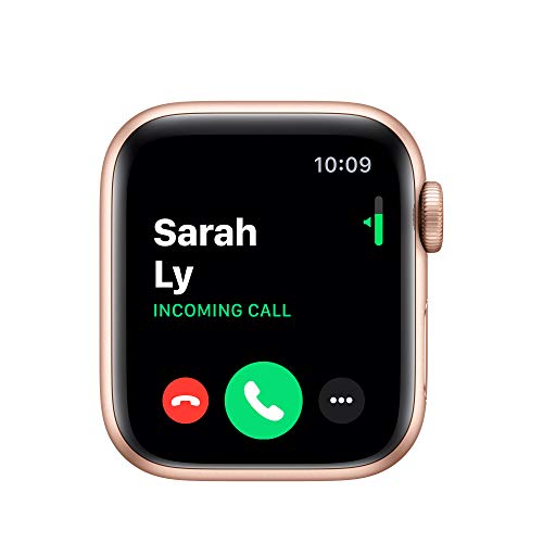Image of Apple Watch Series 5 (GPS, 40mm) - Gold Aluminium Case with Pink Sport Band