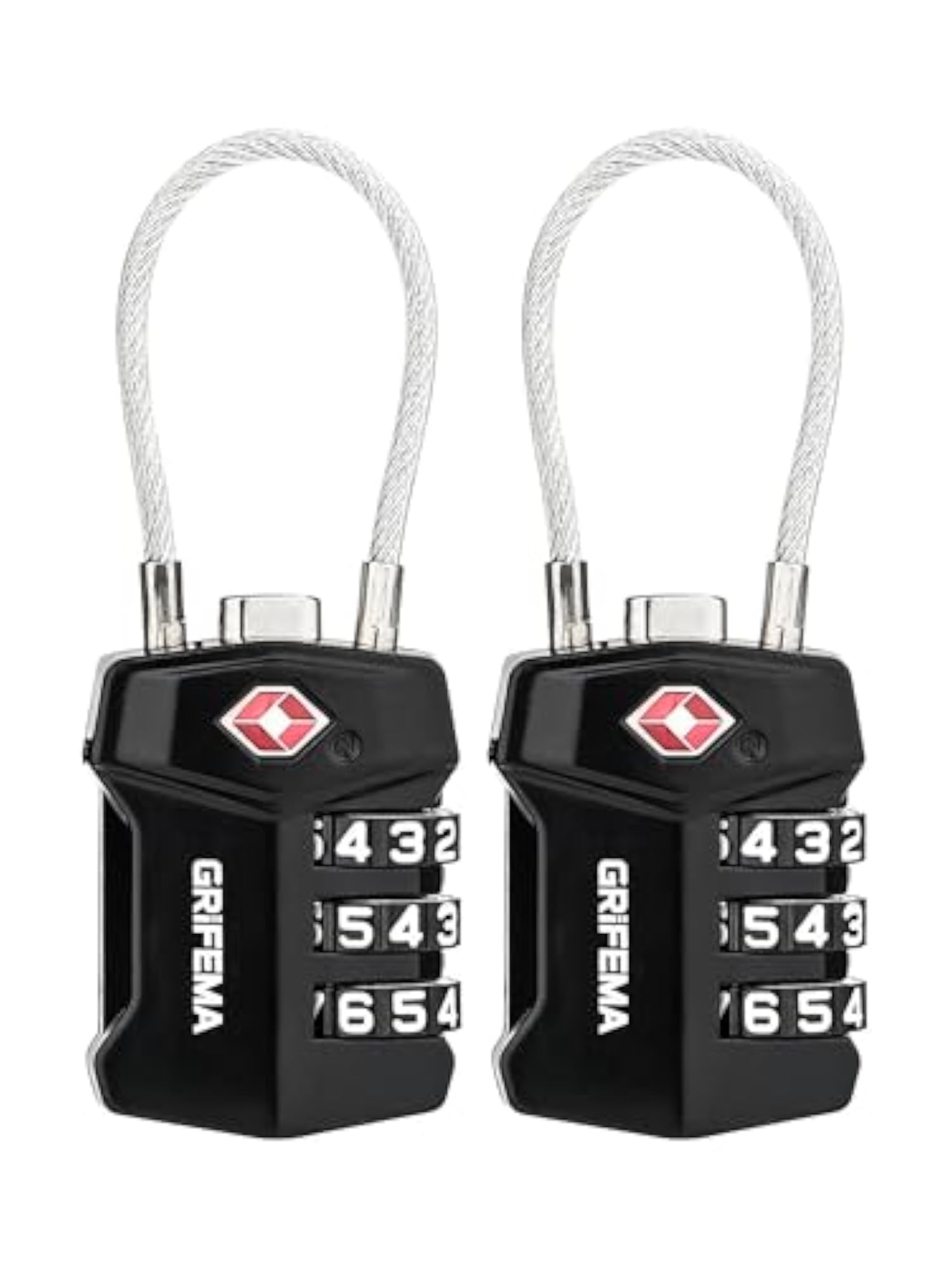 Security Lock with 3-Digit Code, TSA Approved Travel Lock