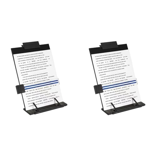 Support de bureau pour documents réglable - Éviter mal de dos saisie