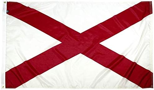 FlagSource Bandiera Stato Indiana In Nylon 200 Denari – 4x6 Piedi, Stampe Vivaci, Cucitura Resistente, Made In USA, Con Occhielli Ottone